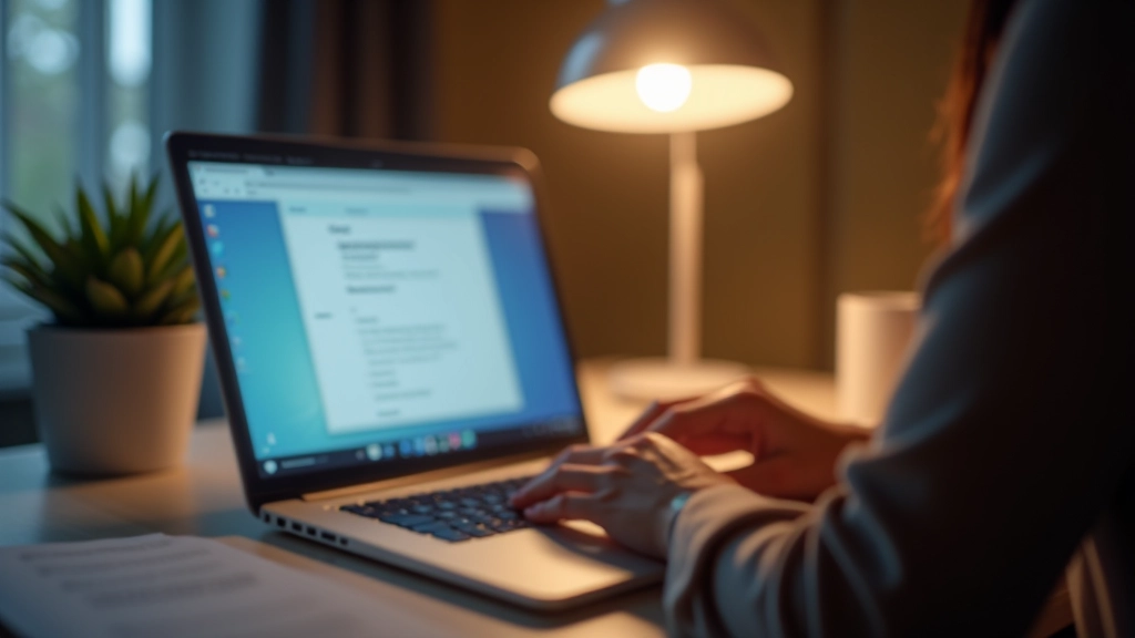 Computador portátil aberto com ferramentas de gestão de referências bibliográficas visíveis no ecrã